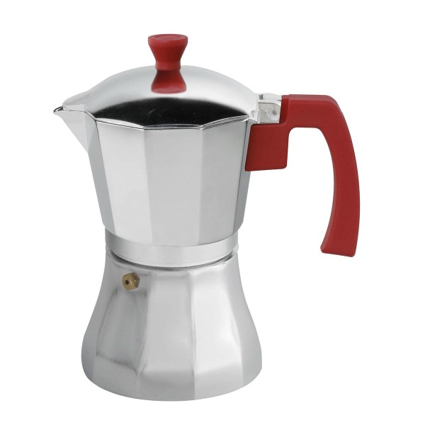 Cafetera aluminio induccion gris 12tazas
